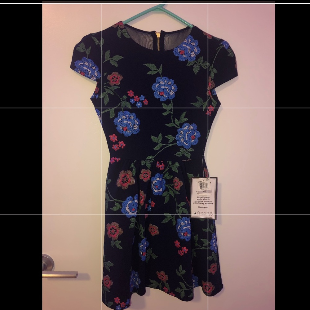 Floral Navy Macy’s dress